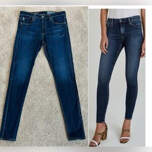 AG Adriano Goldschmied farrah skinny high rise skinny denim jeans Sz 29